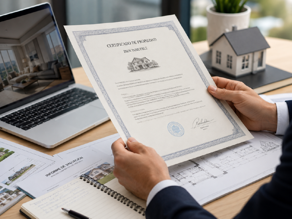 Certificado de propiedad